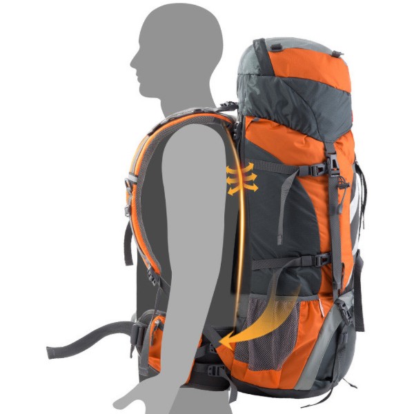 Фото - Туристичний рюкзак Naturehike NH70B070-B 70 л + 5 л (6927595709023)
